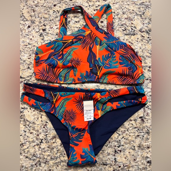 NWOT L*Space Tropical Bikini Set - Picture 4 of 8